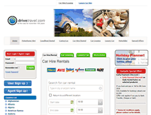 Tablet Screenshot of drivetravel.com